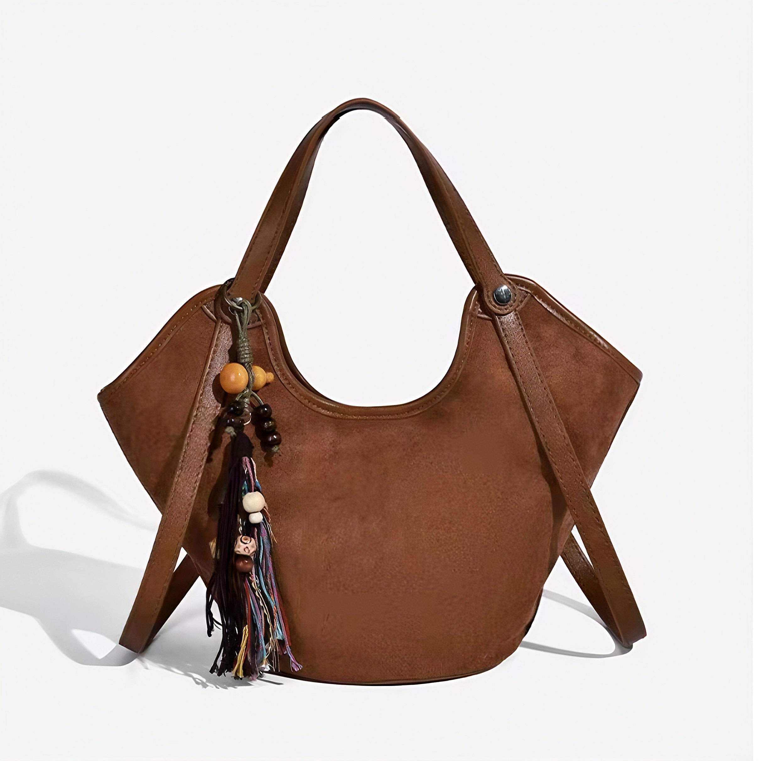 #248 VintageSuede Crescent Bag