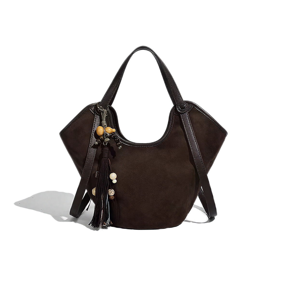 #248 VintageSuede Crescent Bag
