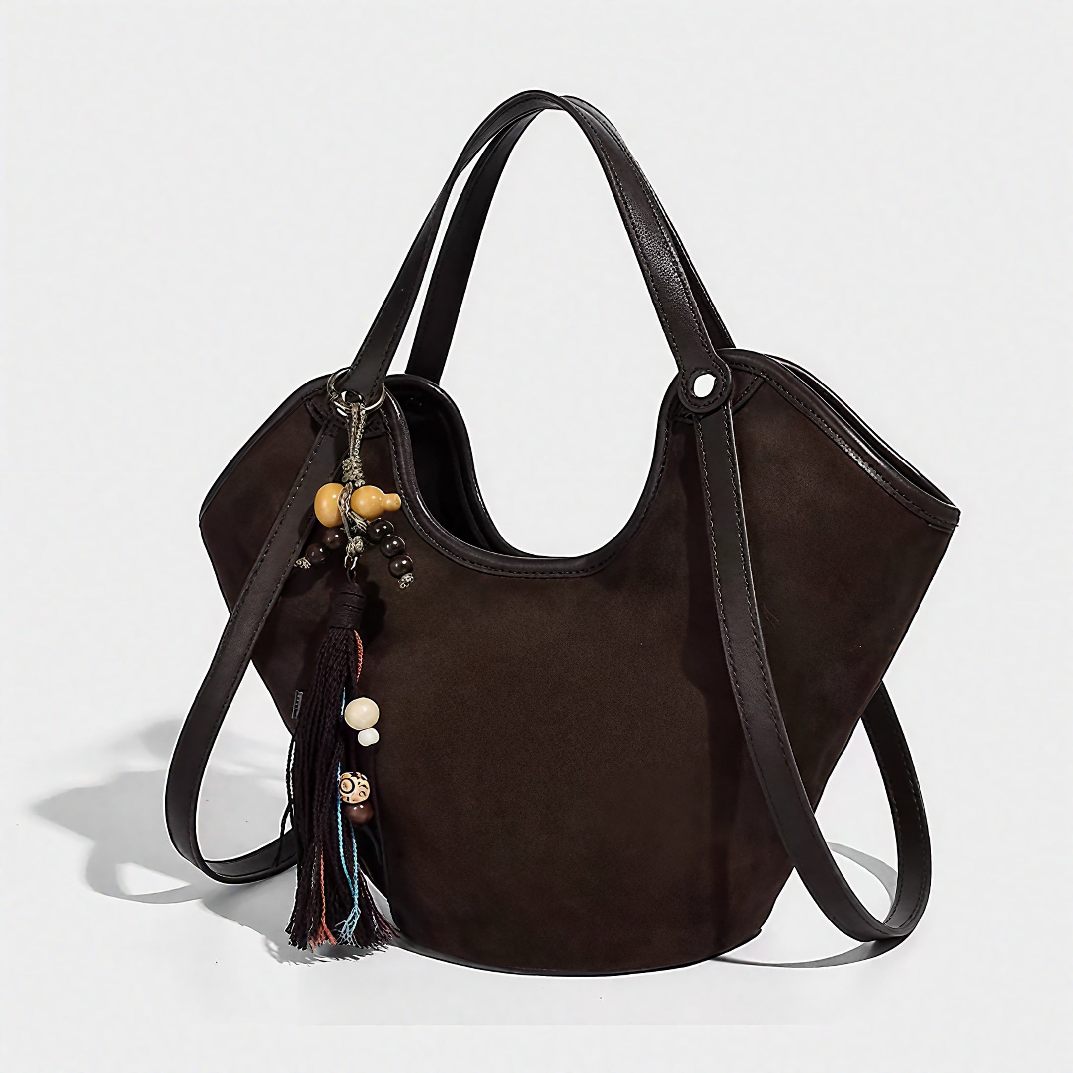 #248 VintageSuede Crescent Bag