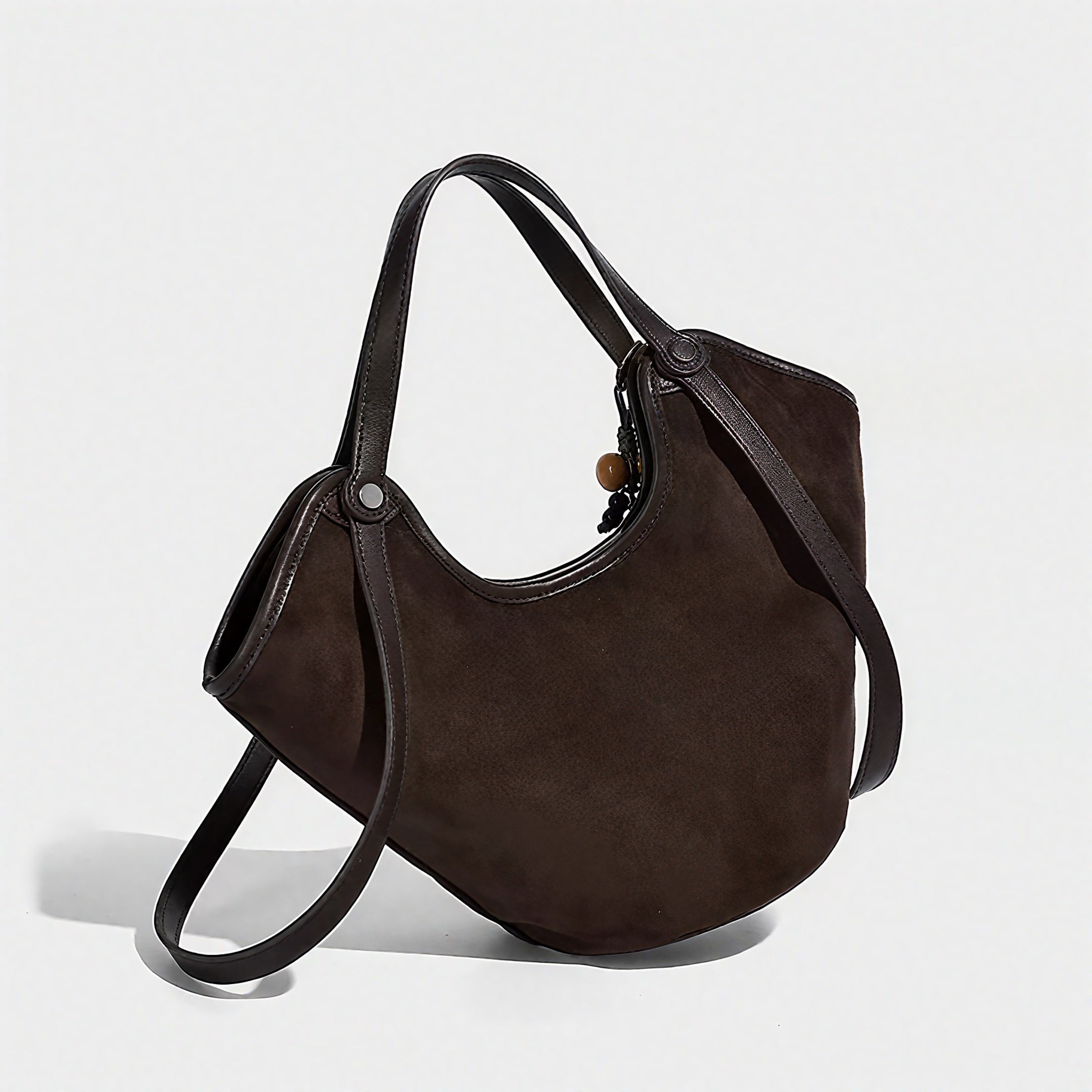 #248 VintageSuede Crescent Bag