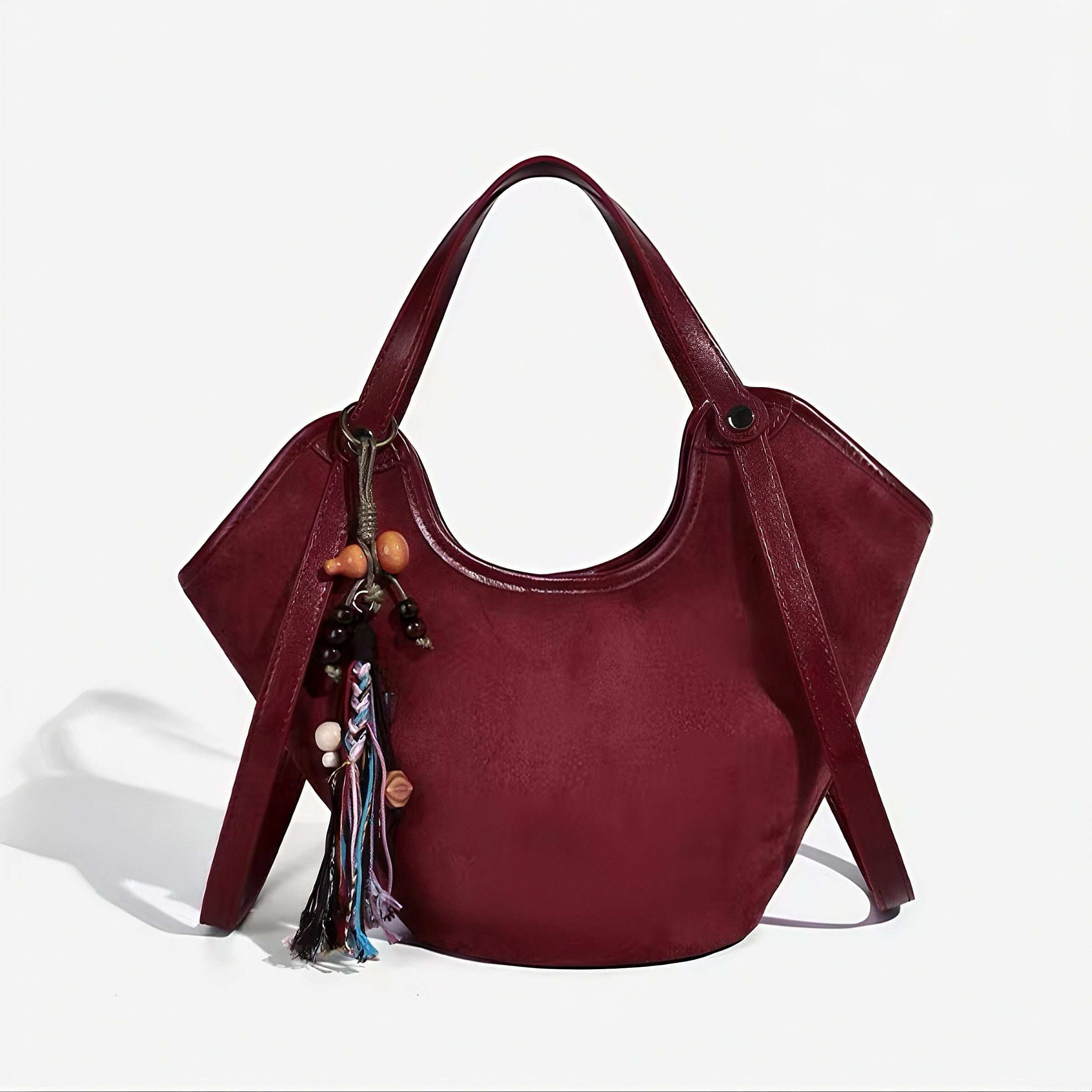 #248 VintageSuede Crescent Bag